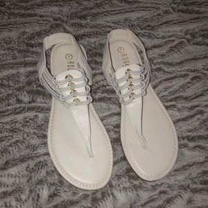 White Sandals